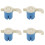 4Pcs 1/2 Inch Automatic Float Valve for Water Tank Rubber Material 5