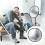 2Pcs Nylon 2 in 1 Silver Reflector Light Portable 10