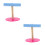2Pcs Parrot Stand Bird Training Rack with Bowl 2