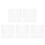 60Sets Semi-Transparent Acrylic Nail Sample Tips Oval Nail Art Display 6