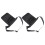 4Pcs Black Nylon Nursing Waist Pack with Versatile Pockets for Tools 1