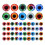 500Pcs Clear Glass Flat Back Beads with Dragon Eye Effect for Crafts 2