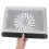 3Pcs Laptop Cooling Device Silver Durable Aluminum Alloy for Home Use 3