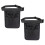 4Pcs Black Nylon Nursing Waist Pack with Versatile Pockets for Tools 2