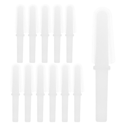 48Pcs Beekeeping Honey Scrape Pen Heads in White Plastic Replacement