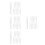 48Pcs Beekeeping Honey Scrape Pen Heads in White Plastic Replacement 4