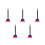 5Pcs Multi Color Plastic Car Window for Scratch-Free Tinting 8