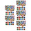 500Pcs Clear Glass Flat Back Beads with Dragon Eye Effect for Crafts 7