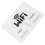 2Pcs Wall Mounted Acrylic WiFi Password Notice Board for Home Decor 3