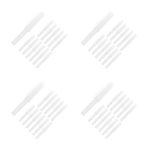 48Pcs Beekeeping Honey Scrape Pen Heads in White Plastic Replacement 2