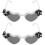 2Pcs Unique Halloween Eyeglasses Plastic Multi Props 4