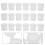 50Pcs Durable Plastic Mini Paint Cups with Clear Lids for Art Storage 7