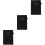 3Pcs Daily Use Monthly Planner 2025 Black Multifunction Notebook 5