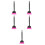 5Pcs Multi Color Plastic Car Window for Scratch-Free Tinting 4