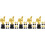 25Stk Goldene Kinder Trophäen Daumenform Für Und 11