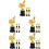 25Stk Goldene Kinder Trophäen Daumenform Für Und 8
