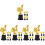 25Stk Goldene Kinder Trophäen Daumenform Für Und 7
