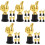 25Stk Goldene Kinder Trophäen Daumenform Für Und 5