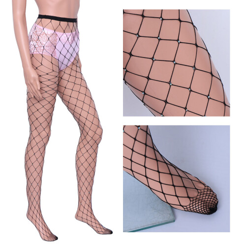 2Stk Schwarze Netzstrumpfhose Mit , Hautfreundlich Dehnbar