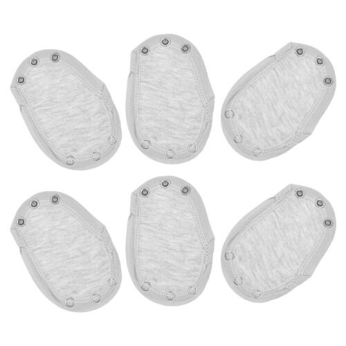 3Stk Baby Jumpsuits Extender Grau Doppeltes Baumwollmaterial 1