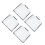 4Stk Eva Transparent Handtaschen Schutzcover & Robust 6