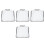4Stk Eva Transparent Handtaschen Schutzcover & Robust 4