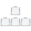 4Stk Eva Transparent Handtaschen Schutzcover & Robust 5