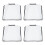 4Stk Eva Transparent Handtaschen Schutzcover & Robust 9