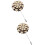 2Stk Holz Boutonniere Pin Männer Anzug Accessoires 4