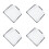 4Stk Eva Transparent Handtaschen Schutzcover & Robust 10