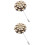 2Stk Holz Boutonniere Pin Männer Anzug Accessoires 6