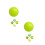 2Stk 3D Ball Grün Für Logisches Und Geduldstraining 6