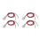 4Pcs Silver Mini LED Display Lights Aluminum Spotlights for Indoor Use 10