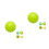 2Stk 3D Ball Grün Für Logisches Und Geduldstraining 4