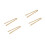 4Pièces Accessoire Nettoyage Crottes Animaux Beige Bambou 3