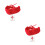 2Stk Rotes Winter Halsband Strick Und Langlebig 4