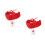 2Stk Rotes Winter Halsband Strick Und Langlebig 8