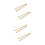 4Pièces Accessoire Nettoyage Crottes Animaux Beige Bambou 5
