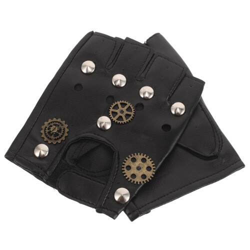 3Paires Half-Finger PU Unisexes Pour Cyclisme