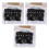 3Paires Half-Finger PU Unisexes Pour Cyclisme 5