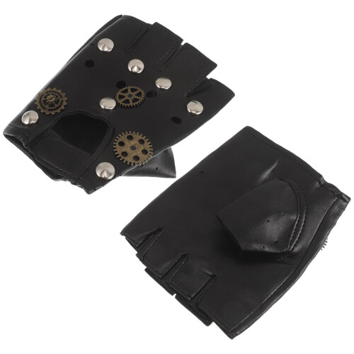3Paires Half-Finger PU Unisexes Pour Cyclisme 2