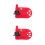 2Stk Trolling Downrigger Clips ABS Rot Für Boot Und Meerangeln 3