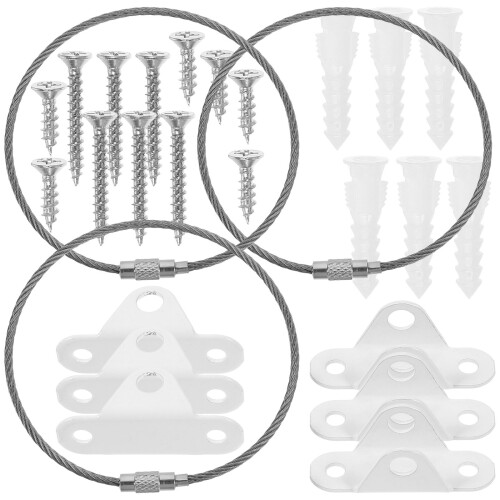 6Ensembles Fixations Durable Acier 1