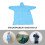 10Pièces Ponchos Jetables PVC Transparent Randonnée Outdoor 6
