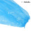 10Pièces Ponchos Jetables PVC Transparent Randonnée Outdoor 5