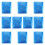 10Pièces Ponchos Jetables PVC Transparent Randonnée Outdoor 7