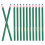 12Pièces Crayons Marqueurs Verts Cire Pratiques Pour Tissu 1