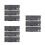 9Pièces Couverture Clavier Silicone Noir Fine Respirante Durable 3
