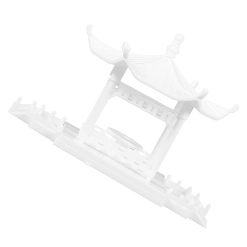 2Pièces Ornements ABS Mini Statue Décoration Jardin Zen 1