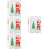8Sets DIY Stickerei Lesezeichen Für Buntem Polyester 6